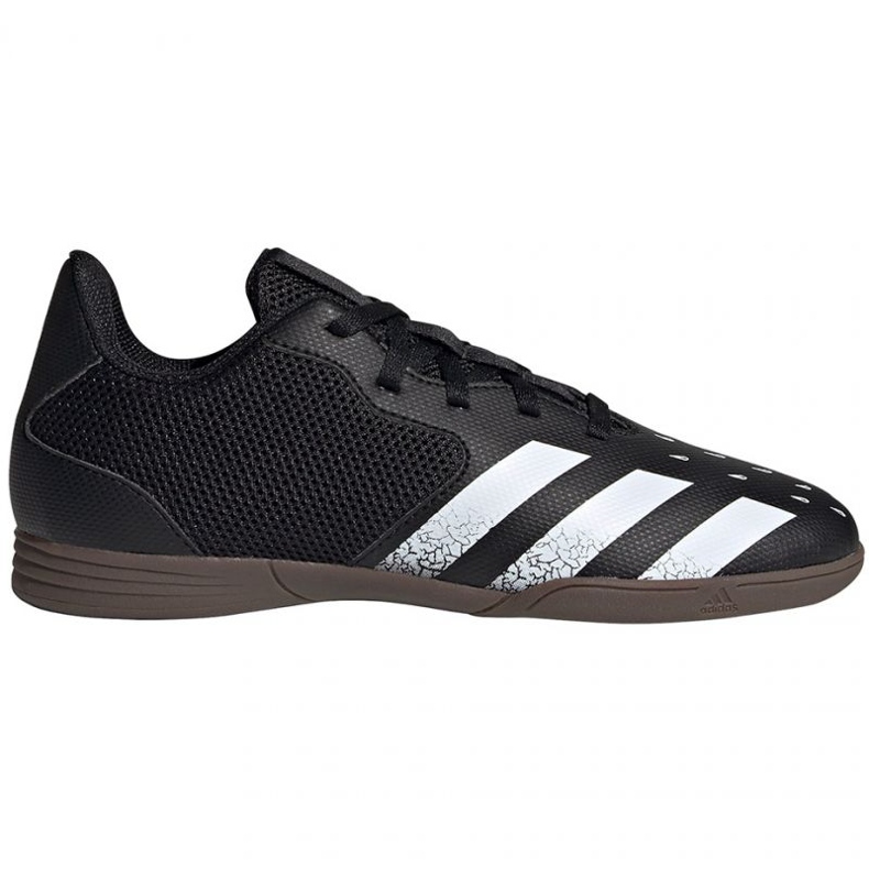 Adidas Predator Freak.4 In Sala Jr FY0630 chuteiras preto preto Adidas Predator Freak.4 In Sala Jr FY0630 chuteiras preto preto