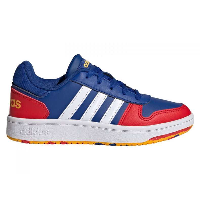 Sapatos Adidas Hoops 2.0 Jr FY7016 azul marinho azul