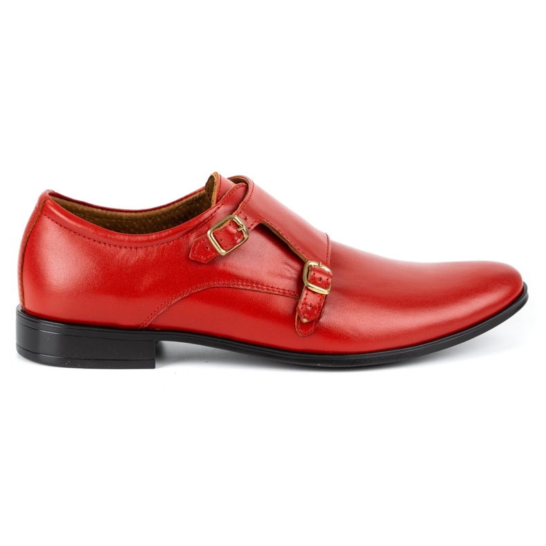 Olivier Sapatos formais de couro Monki 287LU vermelho