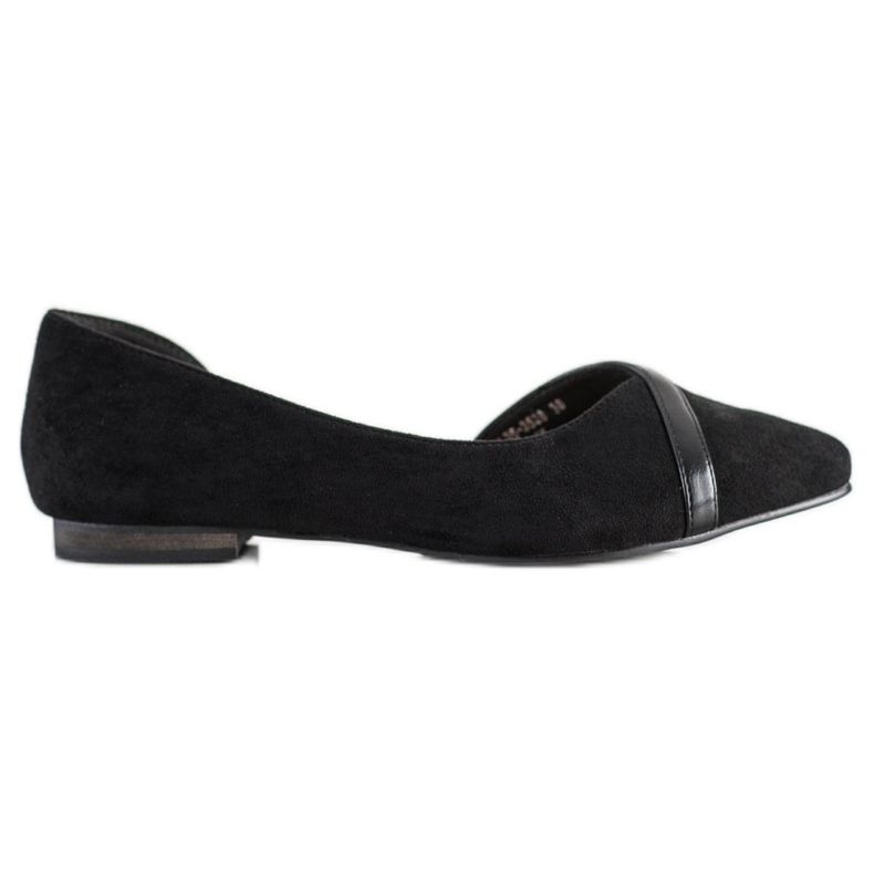 SHELOVET Bailarinas elegantes preto