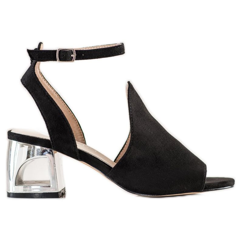 Filippo Sandálias de construção elegantes preto