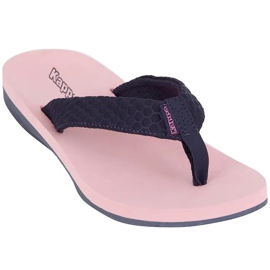 Chinelos femininos Kappa Pahoa azul marinho 242668 6721 azul-marinho