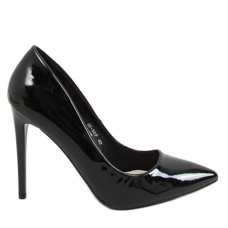 Sapatos de salto alto femininos negros NF-50P Preto