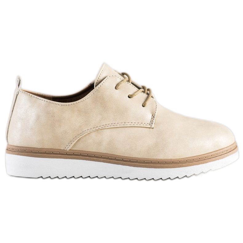 SHELOVET Casual Beige Brogues bege
