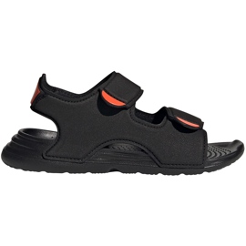 Sandálias infantis Adidas Swim Sandal C pretas FY8936 preto