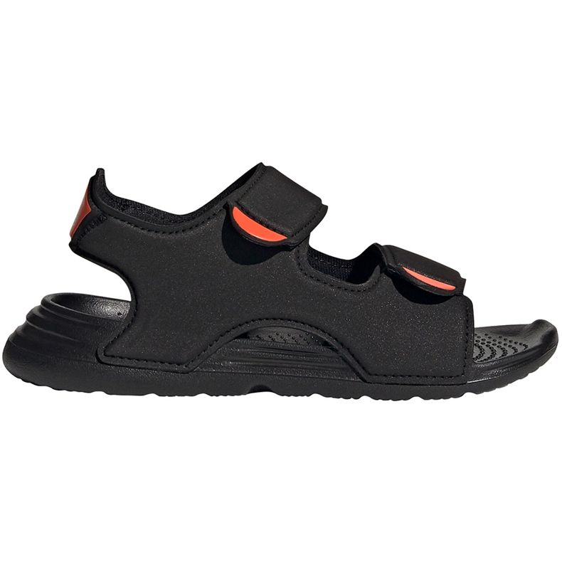 Sandálias infantis Adidas Swim Sandal C pretas FY8936 preto