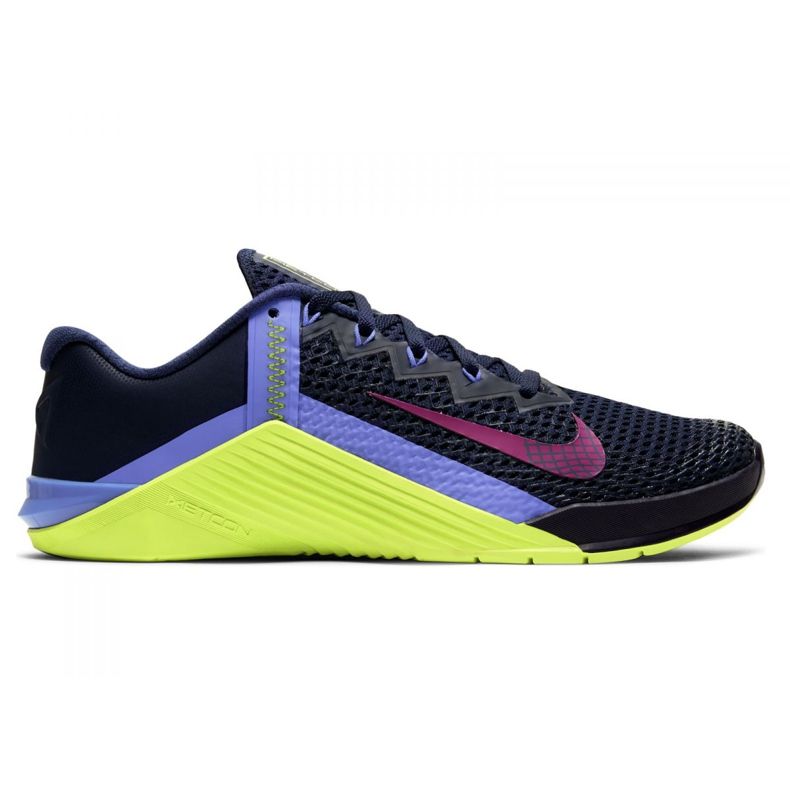 Tênis de treinamento Nike Metcon 6 W AT3160-400 preto multicolorido verde
