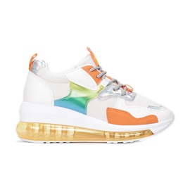 Vices Vícios FY-72-338-branco / laranja multicolorido