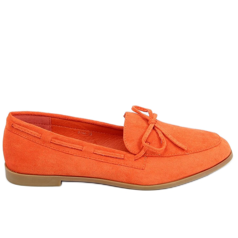 Mocassins femininos clássicos laranja 3394 Orange