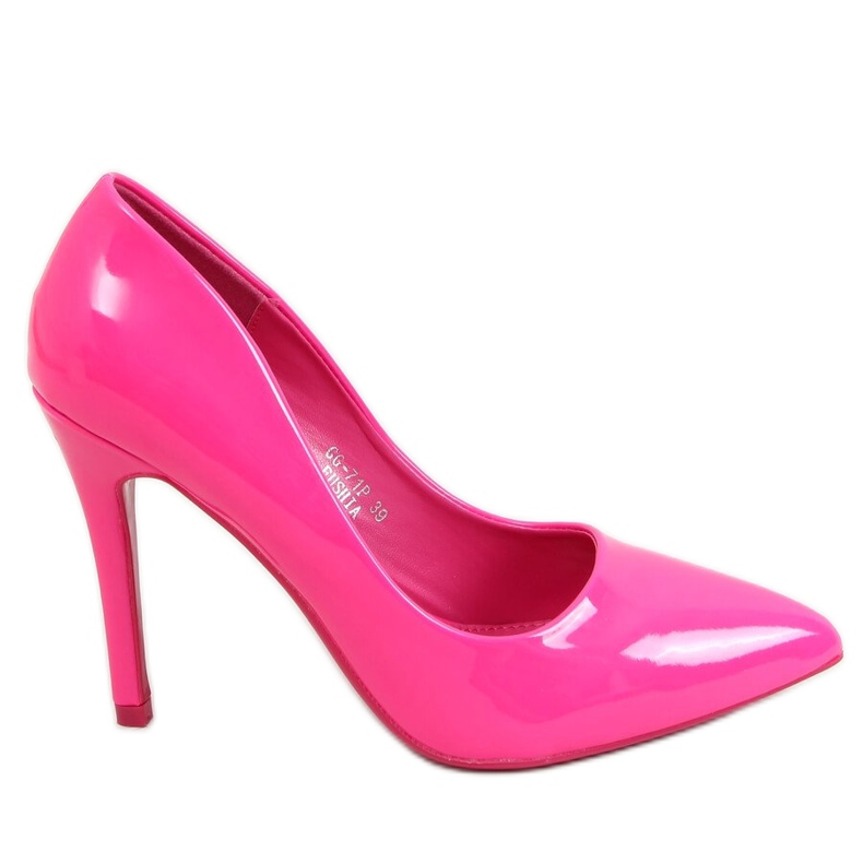 Salto alto feminino rosa GG-71P Fushia