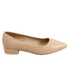 Bombas de salto alto grão bege CL70Q Beige