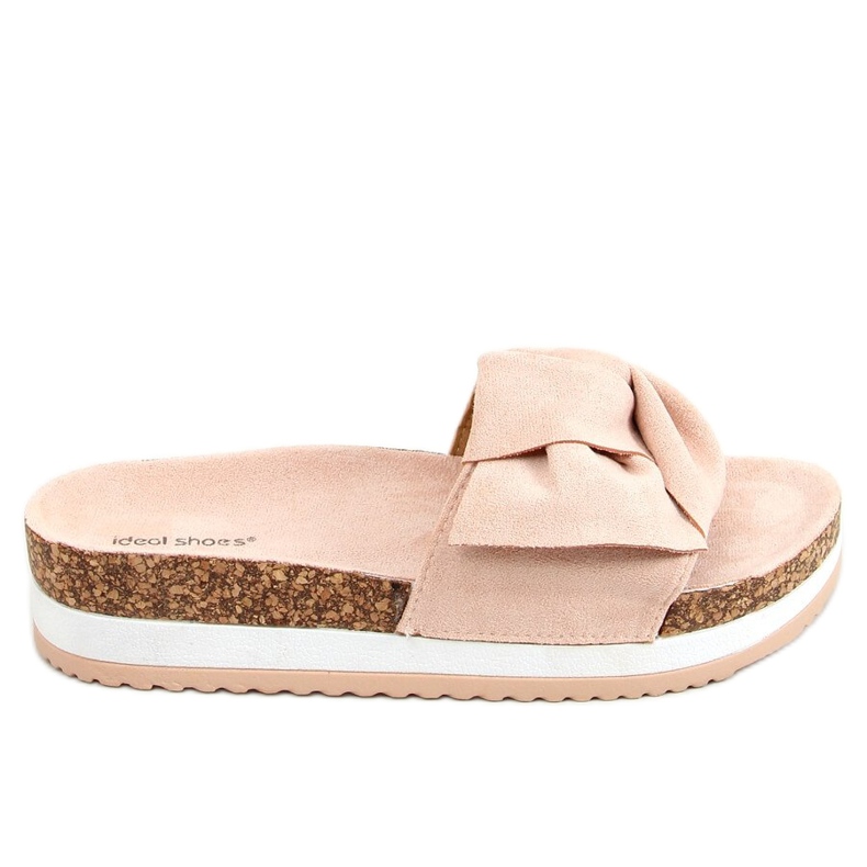 Chinelos rosa 8228 rosa de sola alta