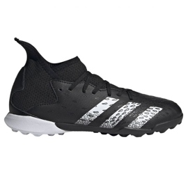 Chuteiras Adidas Predator Freak .3 Tf Jr FY1039 preto preto Chuteiras Adidas Predator Freak .3 Tf Jr FY1039 preto preto