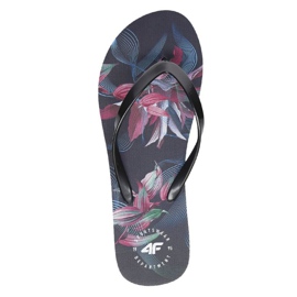 4F W H4L21-KLD004 90S flip-flops preto verde