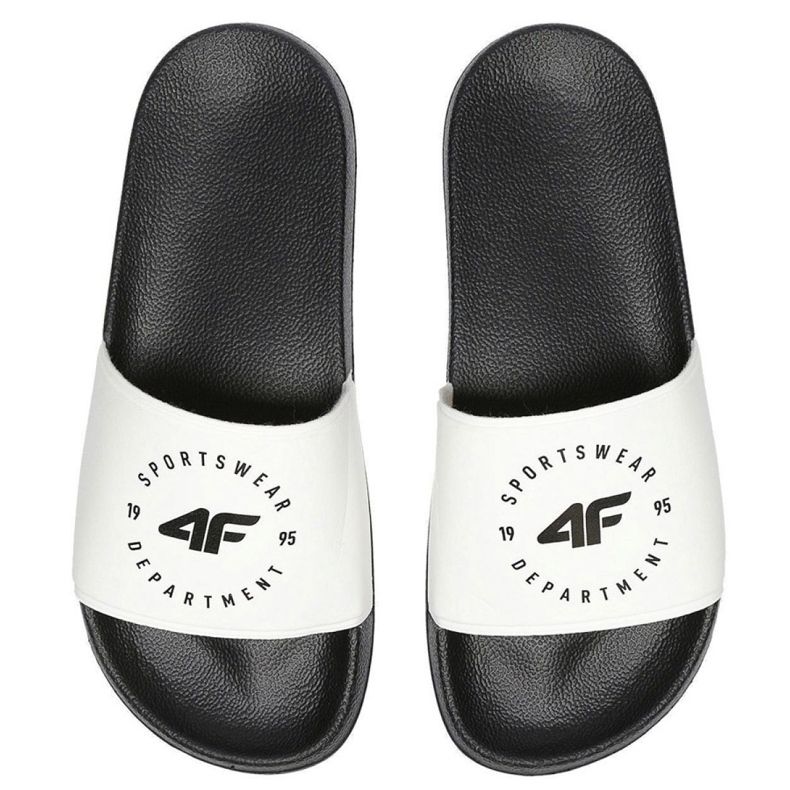 4F W H4L21-KLD002 10S chinelos branco preto