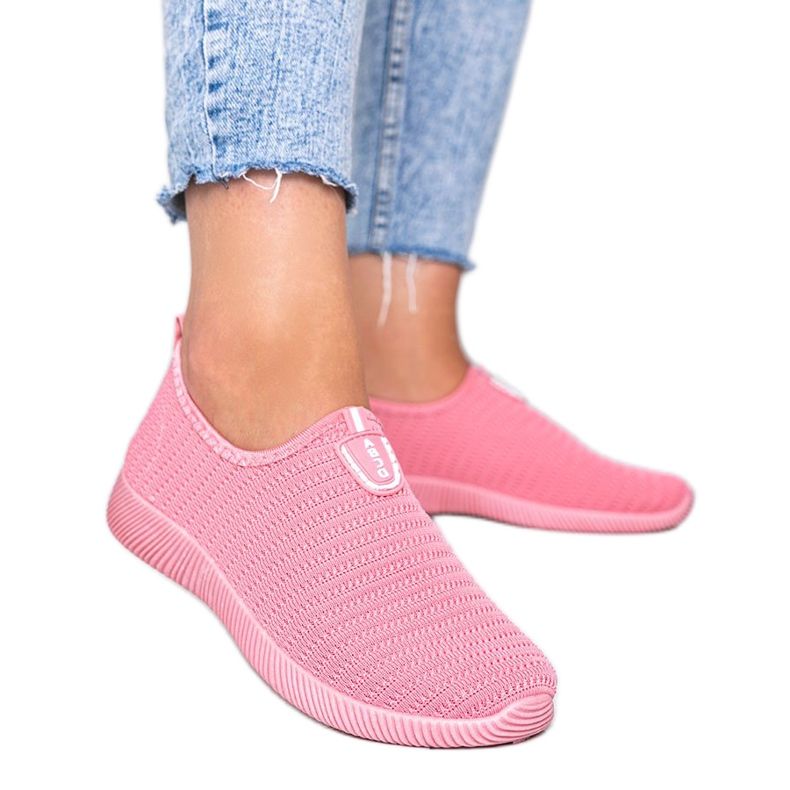 Tênis esportivos rosa "Faça"