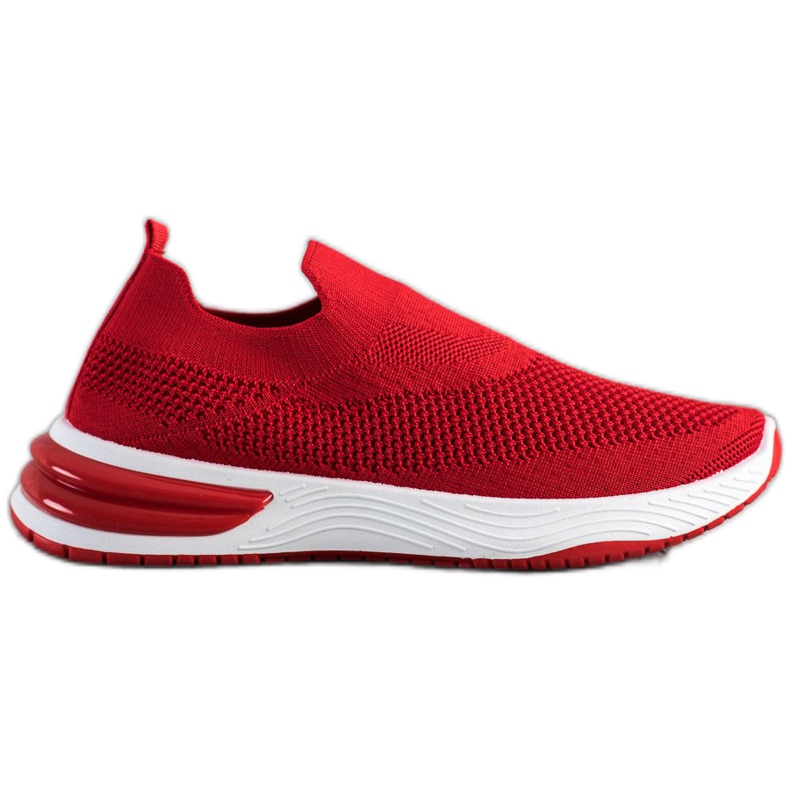 SHELOVET Tênis Slip-on vermelho