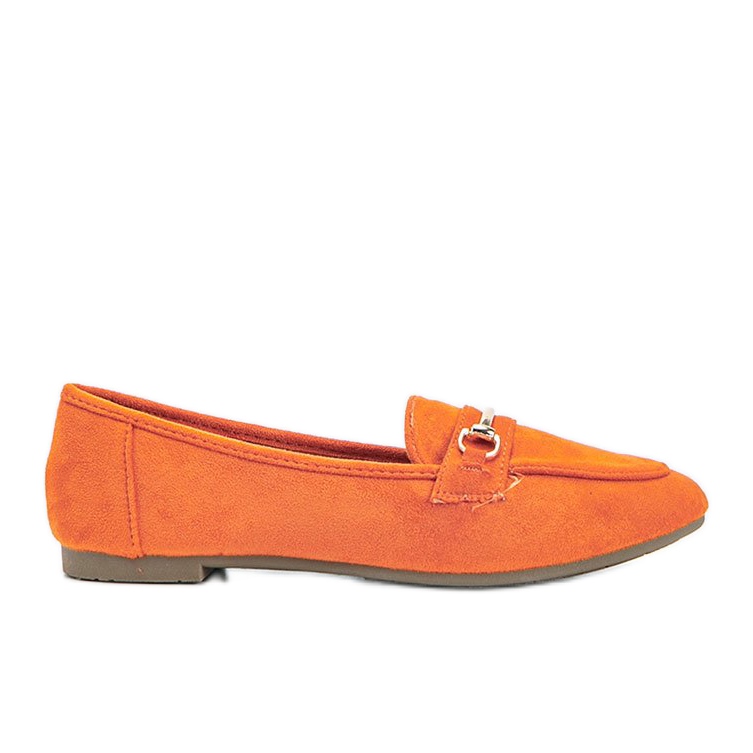 Mocassins de camurça eco Orange Brynn laranja