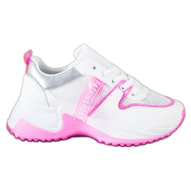 SHELOVET Tênis Com Malha Moda Calçados branco