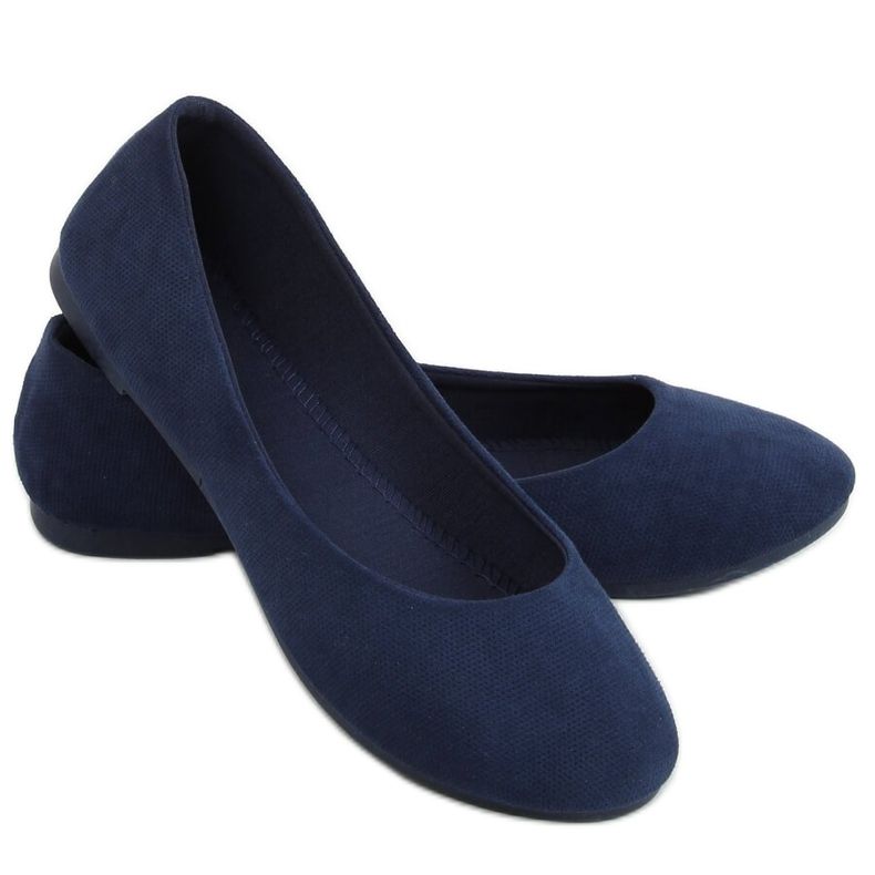 Bailarinas azul marinho feminino JX38 Navy