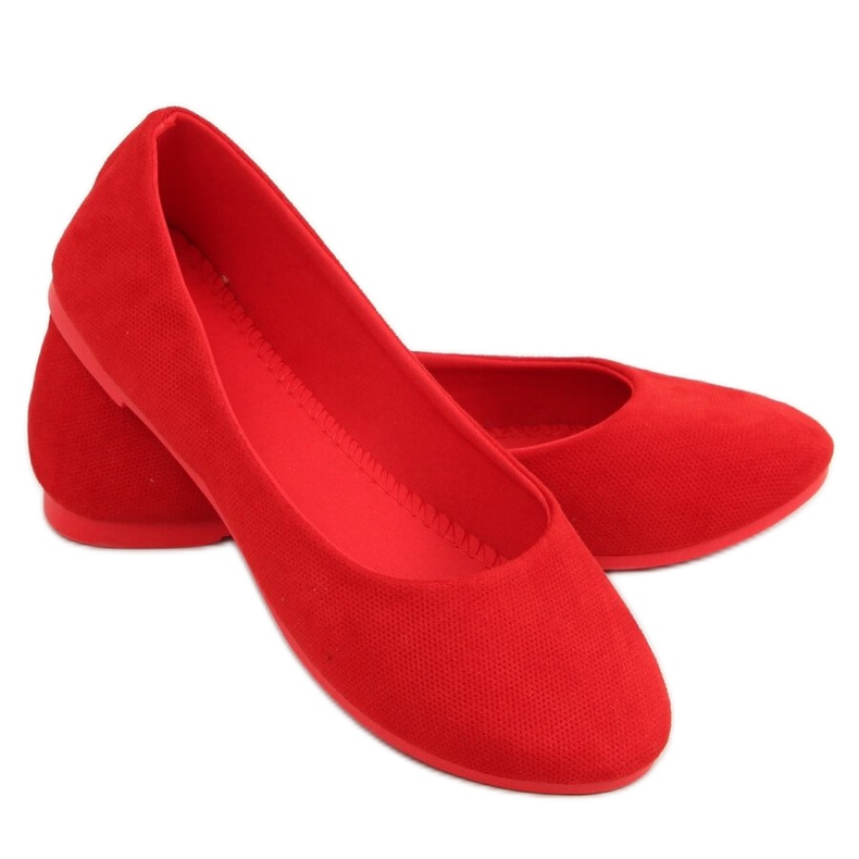 Bailarinas femininas vermelhas JX38 Red vermelho