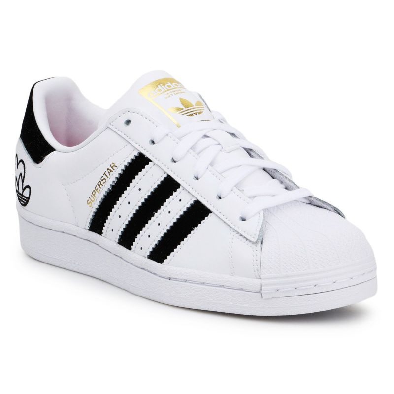 Adidas Superstar W FY4755 Sapatos - Branco Calado Esportivo | KeeShoes Adidas Superstar W FY4755 Sapatos - Branco Calado Esportivo | KeeShoes