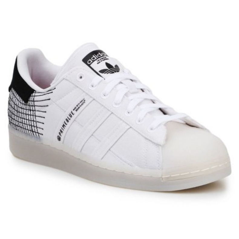 Sapatos Adidas Superstar Primeblue M G58198 branco
