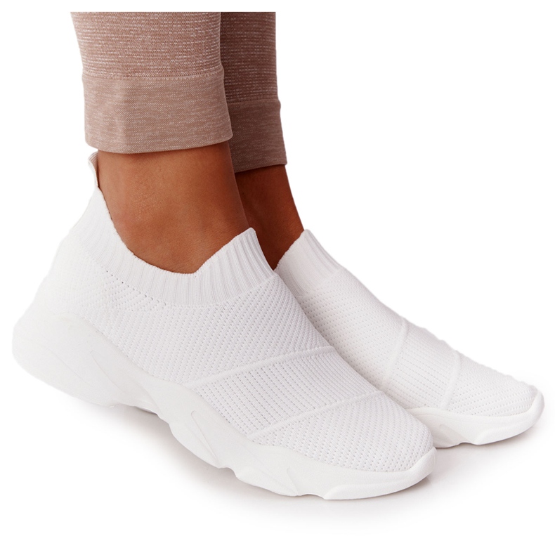 PS1 Calçados esportivos femininos - Slip-on White Yoga Class branco