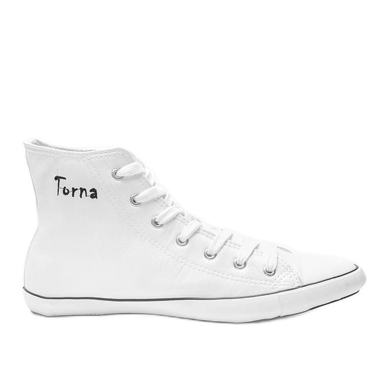 Tênis de tornozelo branco masculino Carlo