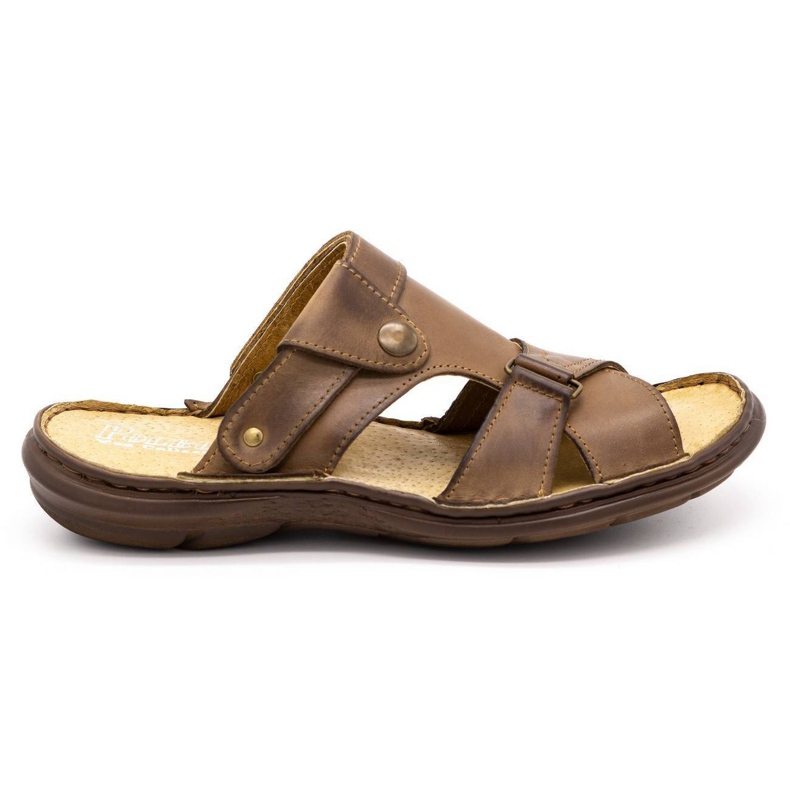 Polbut Chinelos masculinos 024 castanhos