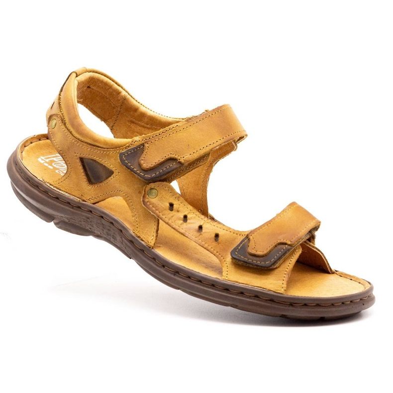 Polbut 277 sandálias vermelhas laranja