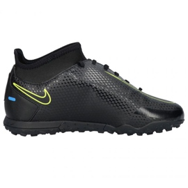 Chuteiras Nike Phantom Gt Club Df Tf Jr CW6729 090 preto preto Chuteiras Nike Phantom Gt Club Df Tf Jr CW6729 090 preto preto