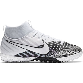 Chuteira Nike Mercurial Superfly 7 Academy Mds Tf Jr BQ5407 110 branco, branco, preto branco Chuteira Nike Mercurial Superfly 7 Academy Mds Tf Jr BQ5407 110 branco, branco, preto branco