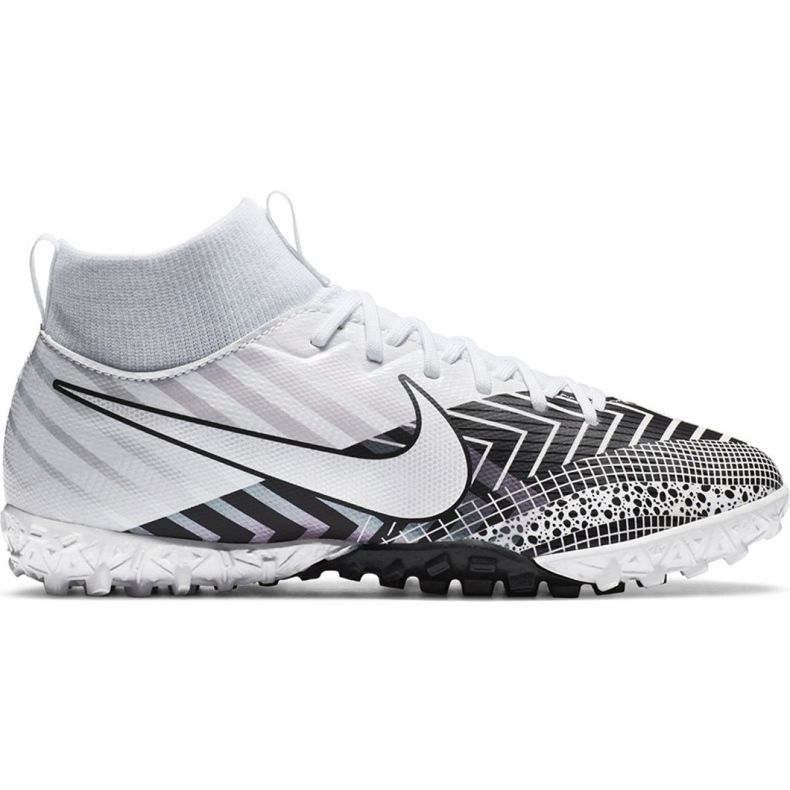 Chuteira Nike Mercurial Superfly 7 Academy Mds Tf Jr BQ5407 110 branco, branco, preto branco Chuteira Nike Mercurial Superfly 7 Academy Mds Tf Jr BQ5407 110 branco, branco, preto branco