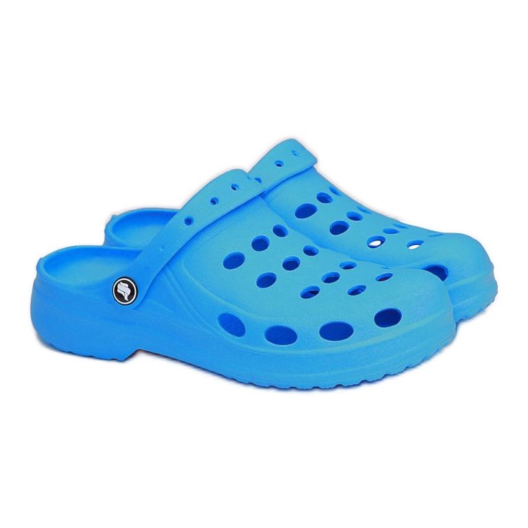 Flameshoes Chinelos femininos Eva Blue Foam Crocs azul
