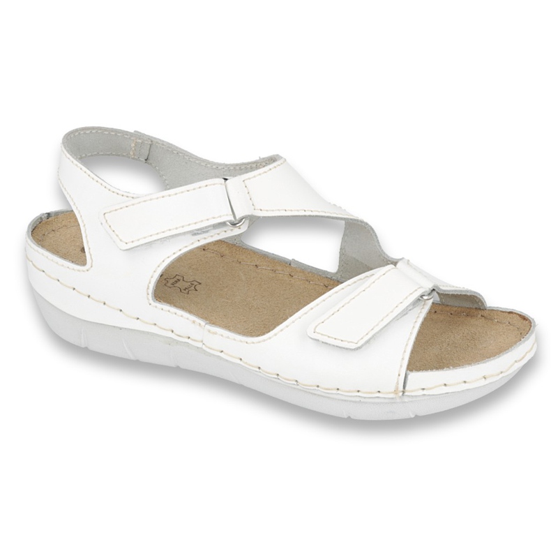 Sapatos femininos Inblu sandálias 158D113 branco