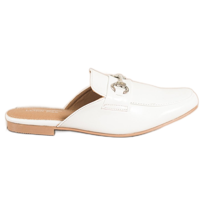 SHELOVET Chinelos Elegantes Com Ornamento branco