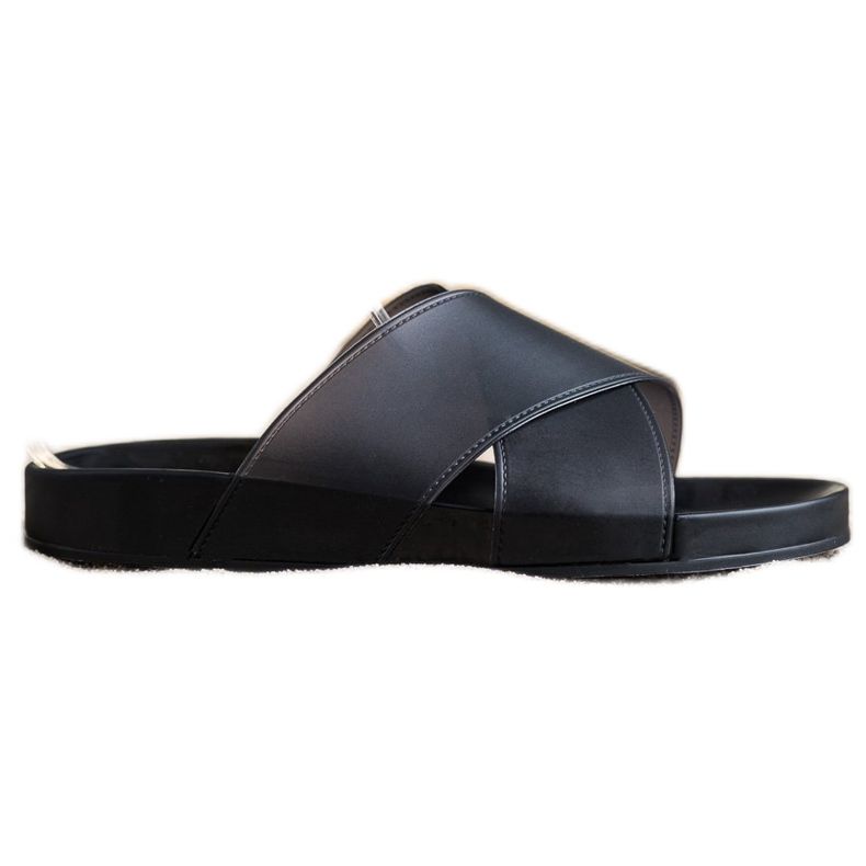 SHELOVET Chinelos de borracha elegantes preto