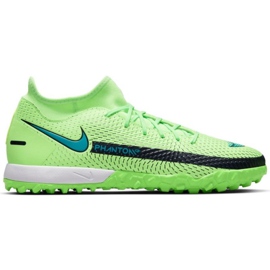 Chuteira Nike Phantom Gt Academy Df Tf CW6666 303 verde Chuteira Nike Phantom Gt Academy Df Tf CW6666 303 verde