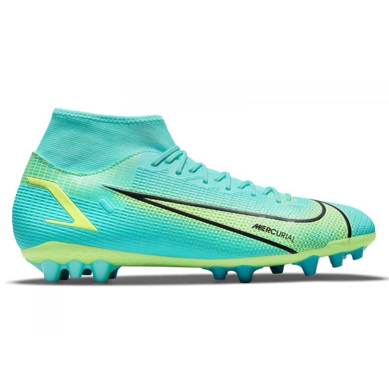 Chuteiras Nike Superfly 8 Academy Ag M CV0842-403 multicolorido azul Chuteiras Nike Superfly 8 Academy Ag M CV0842-403 multicolorido azul