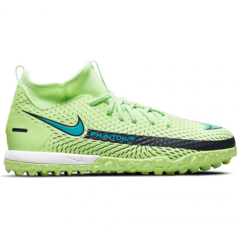 Chuteiras Nike Phantom Gt Academy Df Tf Jr CW6695 303 multicolorido verde Chuteiras Nike Phantom Gt Academy Df Tf Jr CW6695 303 multicolorido verde