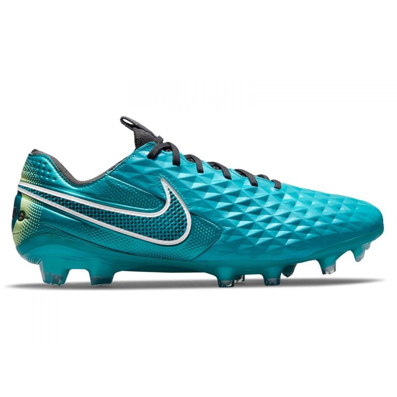 Chuteiras Nike Tiempo Legend 8 Elite Fg M AT5293 303 multicolorido azul