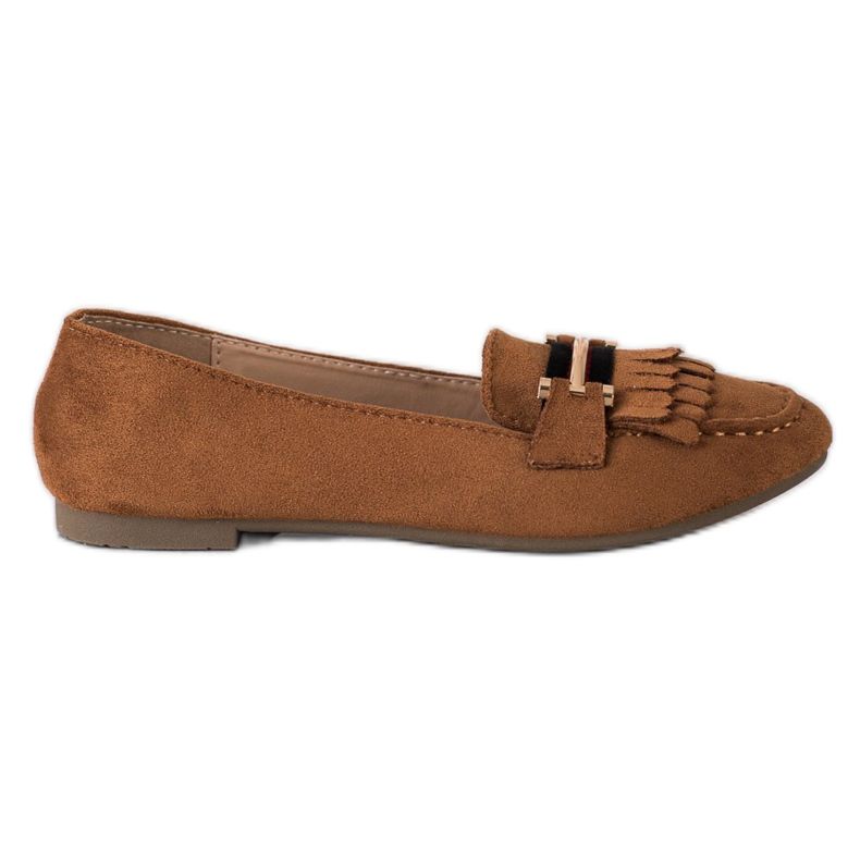 Anesia Paris Mocassins elegantes castanho