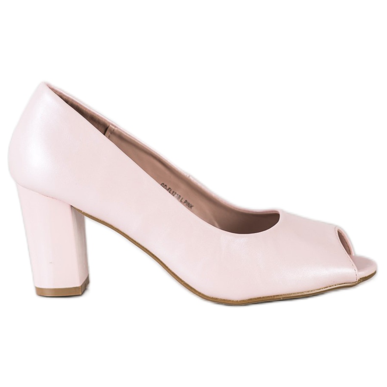 Goodin Bombas Open Toe rosa