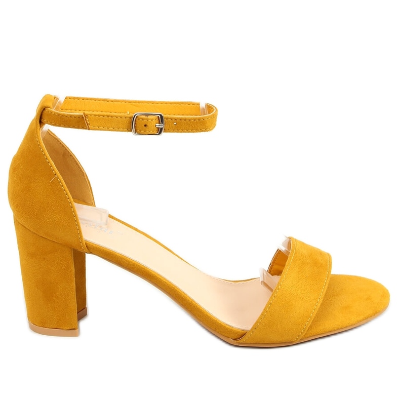 Salto alto mel LL-210P amarelo