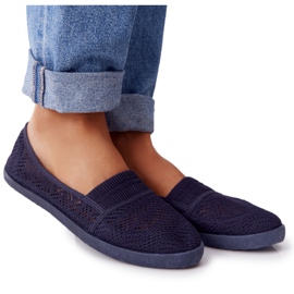 Tênis Openwork Slip-On Azul Marinho Chillout azul-marinho