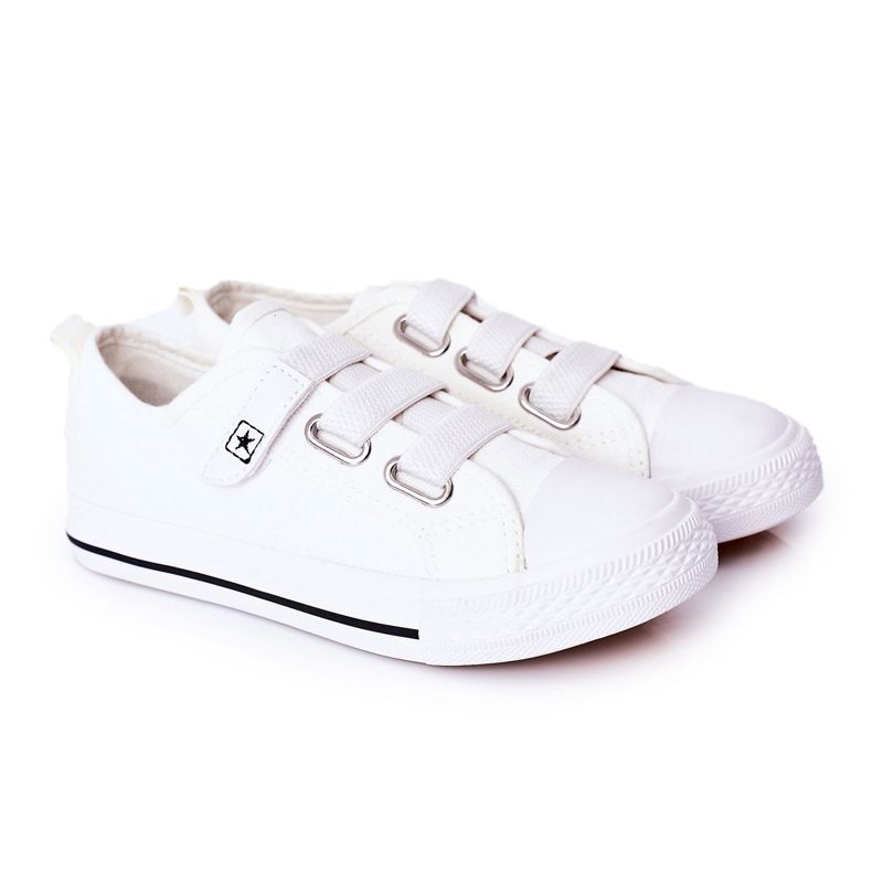 EVE Tênis infantil com velcro 21DZ35-3584 White Avengers branco