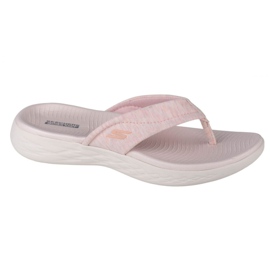 Skechers On the Go 600-Sunbathe W 140000-LTPK flip-flops preto rosa