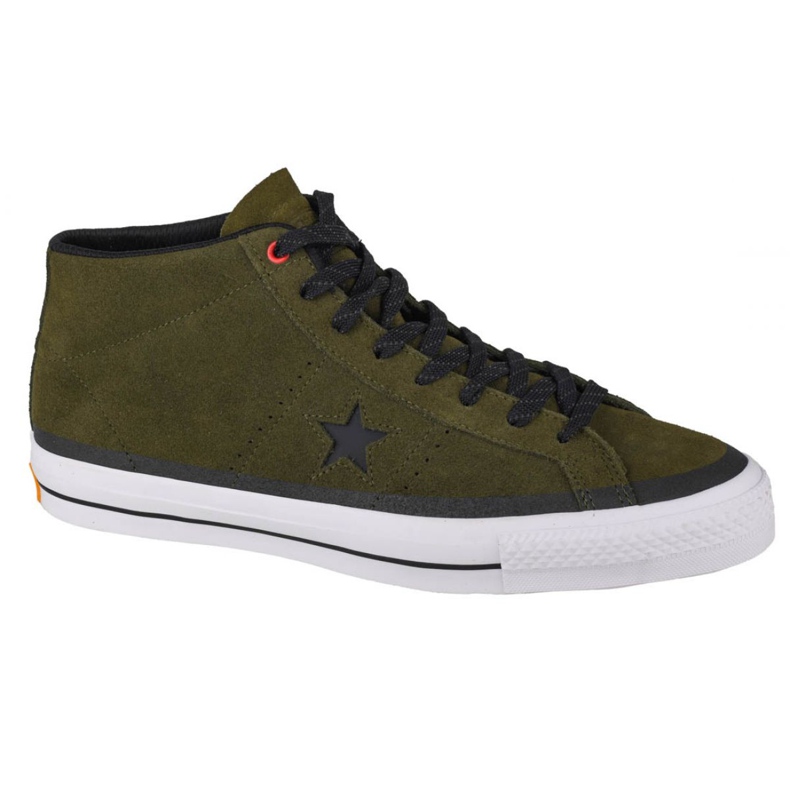 Sapatos Converse One Star Pro Suede Mid M 153474C preto verde