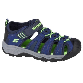 Skechers Solar Quest Jr 400060L-NVBK preto azul marinho